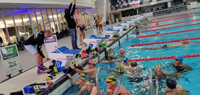 Tri Alliance squad swimming at MSAC
